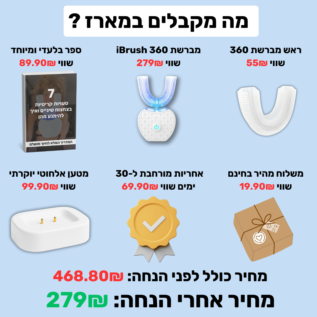 360 iBrush - העתיד של מברשות השיניים