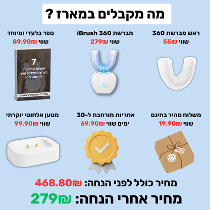 360 iBrush - העתיד של מברשות השיניים